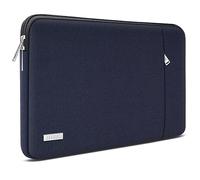 TECOOL Funda Portátil de 15-15,6 Pulgadas, Bolso Ordenador Protectora Funda Blanda para 15,6'' HP Lenovo Acer ASUS Chromebook DELL Huawei Samsung PC Portátiles, Azul Oscuro