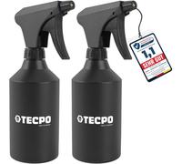 TECPO 2 pulverizadores manuales, 500 ml, botella pulverizadora de HDPE bomba de mano para limpiador de frenos