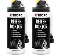 TECPO 2 x selladores para neumáticos de 400 ml