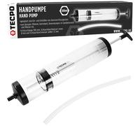 TECPO Bomba de extracción de cambio de aceite para motor, bomba de extracción, bomba de transferencia de 500 ml, bomba de mano, aceite de transmisión con indicador de nivel