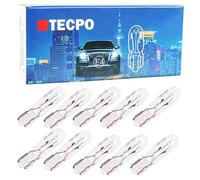 TECPO Juego de 10 bombillas de 12 V y 1,2 W, 2 x 4,6 d
