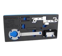 TECPO Juego de herramientas de ajuste del motor, soporte para árbol de levas, herramienta de alineación para árbol de levas, cigüeñal, poleas aptas para Ford 2.5 Volvo 1.6-2.5+ 2.4D