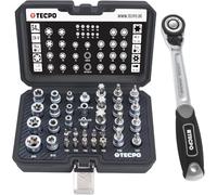 TECPO Juego de llaves de vaso Torx para exteriores + carraca de 3/8"