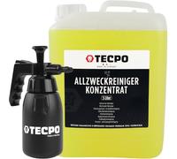 TECPO Limpiador universal multiusos concentrado, 5 litros, Multi Clean con pulverizador, 1 litro