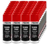 TECPO Spray de silicona lubricante, lubricante, lubricante, espray protector, producto de cuidado (36 x 400 ml)
