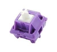 TECSEE Conmutadores de llaves de material PME para teclados mecánicos de juego | vástago largo | Montaje en placa | Interruptores SMD RGB de 5 pines para teclado retroiluminado (Purple Panda 70)
