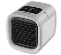 TecTake® Aire Acondicionado Portatil, Pinguino Aire Acondicionado, 5 Velocidades, Climatizador Portatil, Filtro Intercambiable, Congelador Pequeño, Deposito Agua, Enfriador, Hielo - Gris