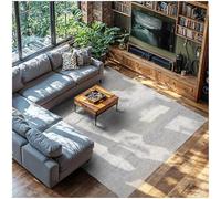 TecTake® Alfombra Diseño Vintage, Pelo Corto, Lavable a Máquina, Base de Plástico TPE Antideslizante, Ideal para Salón, Dormitorio, Habitación Matrimonio, Mullida, Suave y Resistente - 240x340 cm