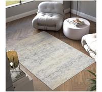 TecTake® Alfombra Diseño Vintage, Pelo Corto, Lavable a Máquina, Base de Plástico TPE Antideslizante, Ideal para Salón, Dormitorio, Habitación Matrimonio, Mullida, Suave y Resistente - 160x230 cm