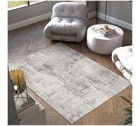 tectake® Alfombra Pelo Corto, Diseño Vintage, Lavable a Máquina, Antideslizante, Ideal para Salón, Dormitorio, Habitación Matrimonio, Decoración Moderna Shabby Chic, Suave y Resistente - 160x230 cm