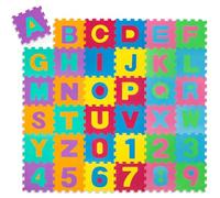 tectake® Alfombra Puzzle Bebe, Tapete Actividades Bebe, Alfombra Infantil, Goma Eva Resistente, Juguetes Niños 1 Año, Juguetes Niños 2 Años, Suelo Bebes Acolchado, Colchoneta Espuma
