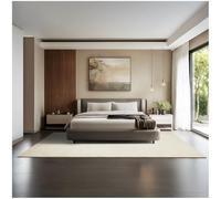 TecTake® Alfombra Salon Moderna, Alfombra Pelo Corto, Antideslizante, Ideal para Decoracion Salon y Dormitorio, Alfombra Habitación, Fácil de Cuidar, Alfombras Pasillo - 200 x 290 cm Beige