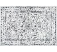 Tectake Alfombra vintage, lana y fieltro, pelo corto, lavable, 200 x 274 cm