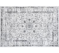 Tectake Alfombra vintage, lana y fieltro, pelo corto, lavable, 240 x 340 cm