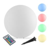 TecTake® Bola de Led con Mando y Luz Nocturna, Luces Led Habitacion para Decoracion Hogar y Jardin, Luces Terraza, Iluminación Jardin, Lampara Exterior, Decoración Habitación - 40 x 40 x 40 cm