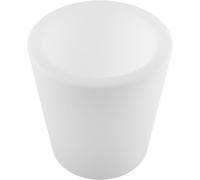 Tectake Cilindro luminoso LED, 5 modos de luz, mando a distancia, blanco