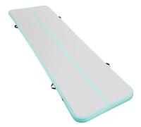 tectake® Colchoneta de Entrenamiento Inflable para Interiores y Exteriores, Colchoneta Gimnasia de Inflado Rápido, PVC Antideslizante, con 4 Asas Laterales, Bolsa de Transporte y Kit de Reparación