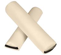 TecTake® Conjunto Cojín Cilíndrico Masajes, Almohada Lumbar Ergonómica, Ideal para Fisioterapia, Rodillo Masaje Muscular, Foam Roller, Accesorio de Camilla Masaje, Cojin Masaje - Beige