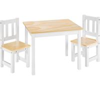 Tectake Conjunto de muebles alice madera mdf blanco