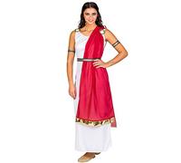 TecTake dressforfun Disfraz para Mujer de la ciudadana Romana Reina Diosa Antiguo | Vestido + cinturón Elegante & brazaletes Superiores (S | no. 300202)