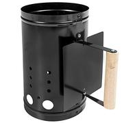 TecTake Encendedor para Barbacoa carbón Chimenea Cubo ascuas BBQ Grill Parrilla Negro