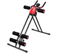 TecTake Entrenamiento de Abdomen Espalda Musculatura Abdominal con Ordenador de Entrenamiento | Plegable