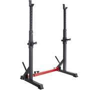 tectake® Estante para Sentadillas Multifuncional con Estructura Robusta, Ideal para Entrenar en Casa con Pesas y Mancuernas 5 kilos y Barra, para Montar tu Gimnasio en Casa - 75 x 68 x 100 cm