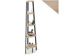 tectake® Estanteria Pared, Diseño Estilo Industrial, Estanterias Almacenaje para Estanteria Baño o Recibidores de Entrada, Muebles de Salon - 34 x 34 x 158,5 cm Madera Industrial Clara, Roble Sonoma