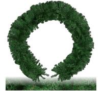 tectake® Guirnalda de Abeto Artificial con Lazo para Colgar, Navidad Decoración, Decoración Navideña Arbol, Adornos Navidad - Verde