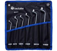 TecTake Juego de llaves | incl. bolsa tipo rollo | varios modelos y cantidades (Tipo 1 | no. 402492)