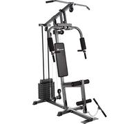 tectake® Maquina de Pesas Multifuncional 160 x 101 x 203 cm, Multiestación Musculación con Módulo Mariposa, Gimnasio en Casa, Ejercicio en Casa. Pesos Fitness, Poleas Gimnasio - Negro