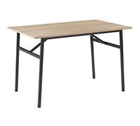 TecTake Mesa de Comedor, Mesa Alta para Cocina con diseño Industrial, Mueble recibidor Minimalista, Mobiliario de Interior para bistró Estilo Vintage (Madera Industrial Clara)