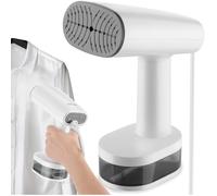 tectake® plancha vertical vapor, 1640W, 370ml depósito de agua, 3 modos de vapor, plancha de viaje, plancha vapor ropa, calentamiento en 30 segundos, plancha ropa vertical - Blanco