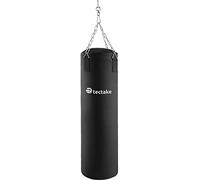TecTake Saco de Boxeo 25kg Lleno Saco de Arena con suspensión Robusta de Cadena | Altura 105cm