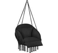 Tectake Silla colgante, negro