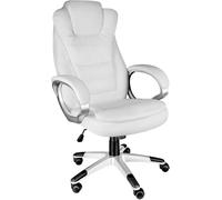 Tectake Silla de oficina, blanco