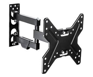 TecTake Soporte de Pared para TV de Pantalla Planta, inclinable y Giratorio VESA 200x200 máximo 50 kg 43-107 cm (17" - 42")