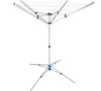 TecTake Tendedero de Ropa, Estructura de Aluminio, 4 Brazos de Apoyo, Altura Ajustable, Almacenamiento y Organización de la Colada -Varios Modelos (Tipo 2)