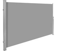 Tectake - Toldo lateral retráctil, Protección de privacidad hasta 3 m, 240 g/m², Separador de espacios, Tela de toldo impermeable, Aluminio, Enrollado automático, Protección del sol y viento, Toldo o