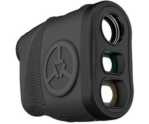 TecTecTec KLYR Golf Rangefinder with Slope, Belt Clip, Magnetic Holder. Laser Range Finder with Ultra Clear Optics, High End Case, Golf Ball Marker with Magnet. (Black)