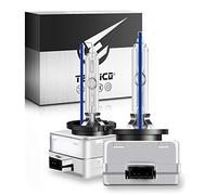 TECTICO D1S 35W Xenon Bombillas Faro Bixenón Lampara HID Kit 12V 8000K azul frio +300% HID Kit de repuesto de bombilla de coche,2 pieza