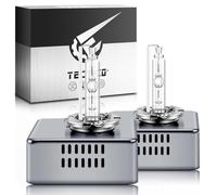 TECTICO D5S Xenón Bombilla 12V 25W HID Faro 6000K Luz Blanca Diamante, Ultra Brillante, Luces Altas y Bajas, Reemplazo OEM Kit de Conversión (2 Unidades)