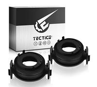 TECTICO H7 Base de bombilla LED Clips Adaptador Soporte Conversión Accesorios Accesorios compatibles con BMW E46 3Series 325ci 325i 330ci 330i M3 328Ci 323i, 2 piezas