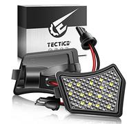 TECTICO LED Charco Luces Espejo Retrovisor Lámpara 12V 6000K Blanco Sin errores compatible con Volvo C30 C70 XC70 XC90 V40 V50 V60 V70 S40 S60 S80 Ja-guar XJ XF XK XE,2 piezas