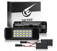 TECTICO LED Iluminación placa matrícula auto luces traseras E-Mark ECE blanco puro canbus sin errores 6000K compatible con Benz Vito Viano W639/Sprinter W906,2 piezas