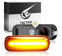 TECTICO LED Intermitentes Laterales Dinamicos Amarillo ámbar Coche Luz Intermitentes Compatible con Honda Civic Ballade Prelude Hatchback Sedan, 2 Piezas