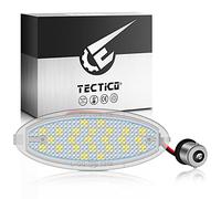 TECTICO LED Luces matrícula coche E-Mark ECE 6000K Blanco puro canbus No hay error Luz de matrícula Compatible con Opel Vauxhall Astra F Corsa B Vectra, 1 piezas