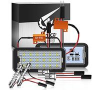 TECTICO LED Luces matrícula coche E-Mark ECE 6000K Blanco puro canbus No hay error Luz de matrícula Compatible con FIAT 500 / C ABARTH CANBUS TARGA, 2 piezas