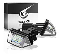 TECTICO LED Luces matrícula coche Lámpara Numero plato 6000K 3582 SMD CanBus No hay error Xenón Blanco para 206 207 306 307 308 406 407 5008 C3 C4 C5,2 Piezas