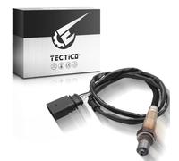TECTICO Sensor de oxígeno Delantero 0258010011 Sonda lambda 030906262R 0258010012 0258010075, Compatible con VW Golf MK5 MK6, Polo 9N 6R, Skoda Octavia, Seat Ibiza Fabia MK2 1.4 1.6, 1 Pieza